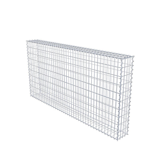 Gavión 200 cm x 100 cm x 20 cm (L x A x P), malla 5 cm x 10 cm, espiral