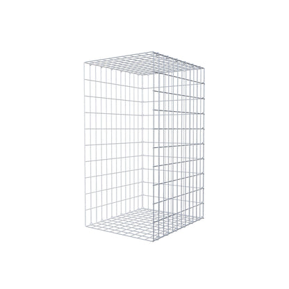 Anbaugabione Typ 2 100 cm x 60 cm x 50 cm, Maschenweite 5 cm x 10 cm, C-Ring