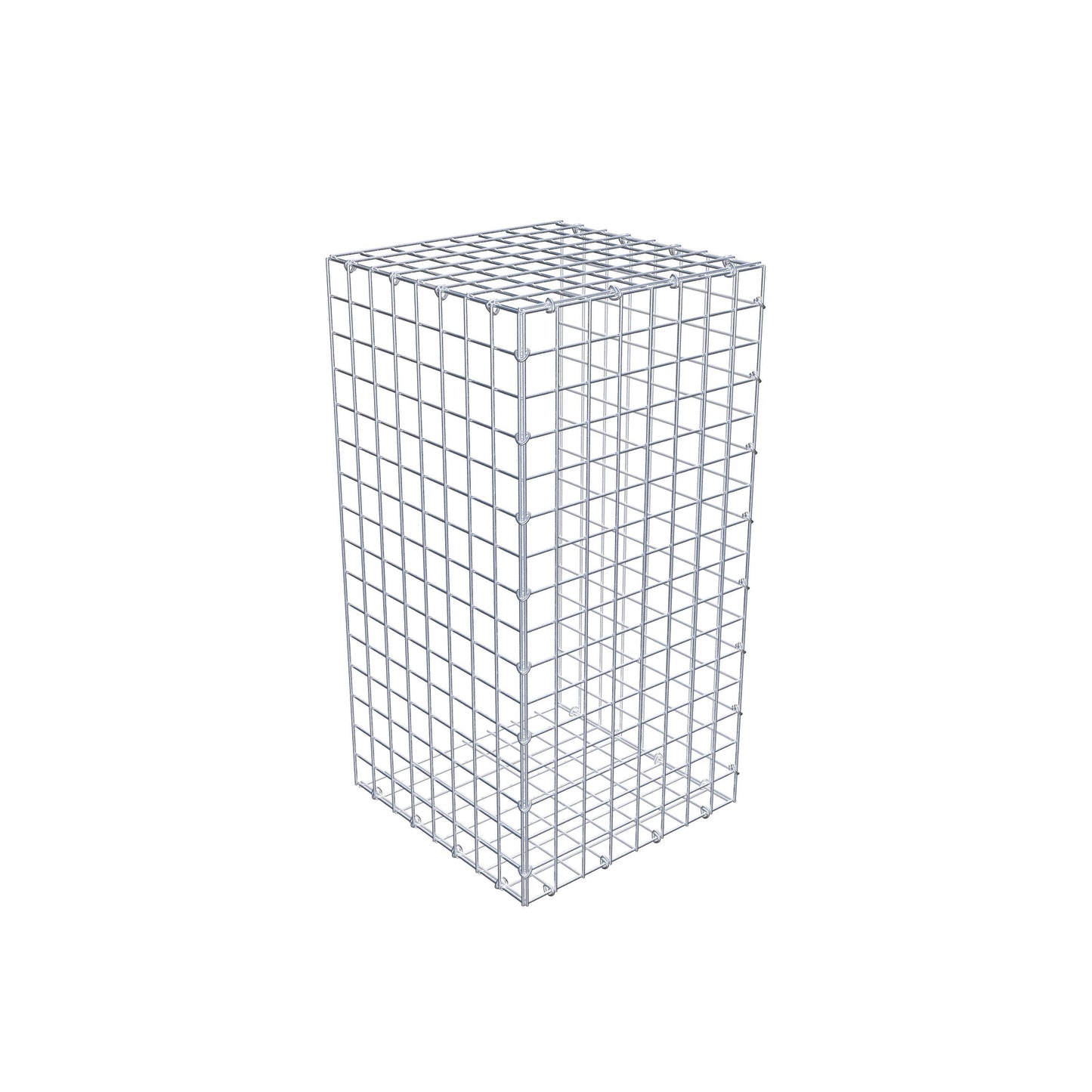 Fourche rapportée type 2 80 cm x 40 cm x 40 cm (L x H x P), mailles 5 cm x 5 cm, anneau C