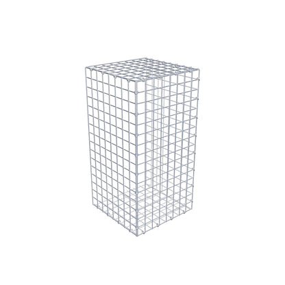 Fourche rapportée type 2 80 cm x 40 cm x 40 cm (L x H x P), mailles 5 cm x 5 cm, anneau C