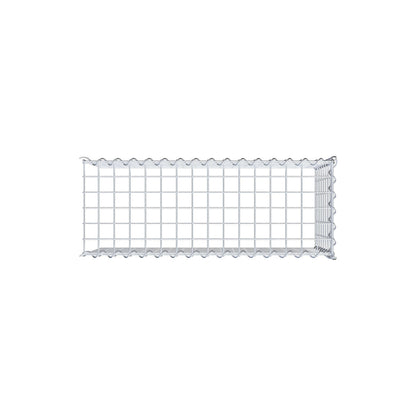 Gabion rapporté type 4 80 cm x 40 cm x 30 cm (L x H x P), mailles 5 cm x 5 cm, spirale