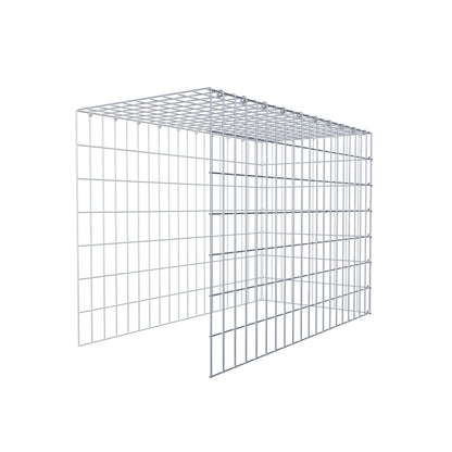Fourche rapportée type 4 100 cm x 70 cm x 50 cm (L x H x P), mailles 5 cm x 10 cm, anneau C