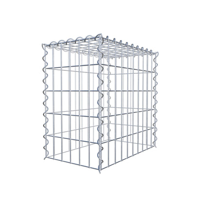 Anbaugabione Typ 3 50 cm x 50 cm x 30 cm (L x H x T), Maschenweite 5 cm x 10 cm, Spirale