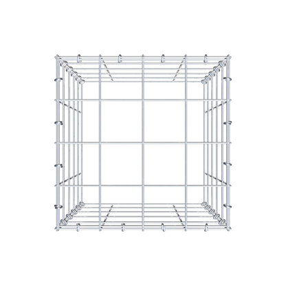 Anbaugabione Typ 3 50 cm x 40 cm x 40 cm (L x H x T), Maschenweite 10 cm x 10 cm, C-Ring