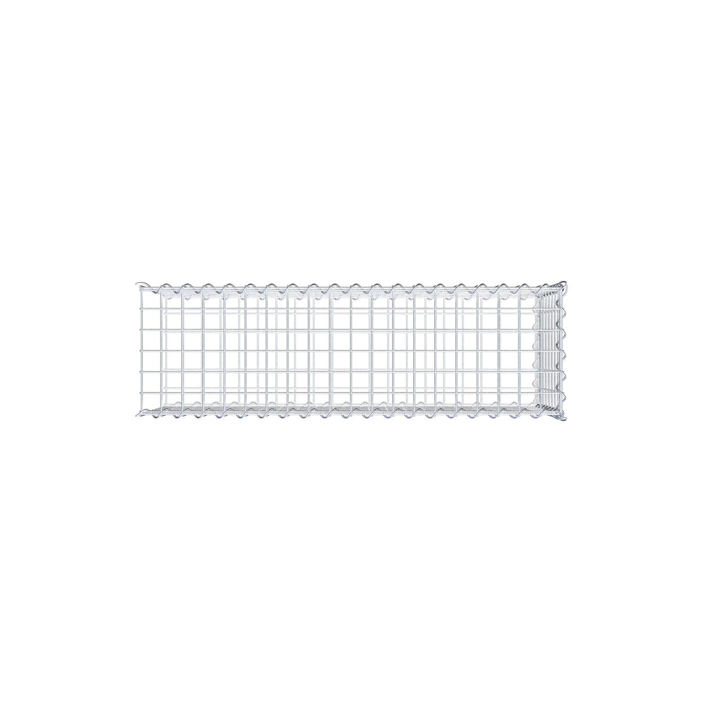 Gavión adulto tipo 2 100 cm x 40 cm x 30 cm (largo x alto x profundidad), tamaño de malla 5 cm x 5 cm, espiral