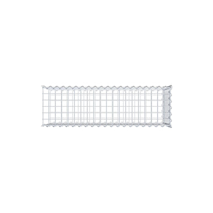Gavión adulto tipo 2 100 cm x 40 cm x 30 cm (largo x alto x profundidad), tamaño de malla 5 cm x 5 cm, espiral
