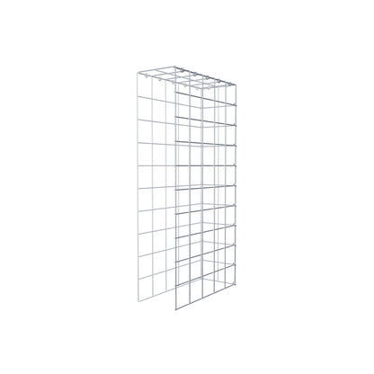 Gavión complementario de tipo 4 100 cm x 50 cm x 20 cm (L x A x P), malla 10 cm x 10 cm, anillo en C