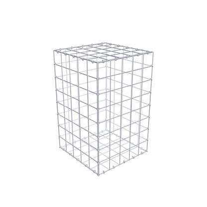 Schanskorf 80 cm x 50 cm x 50 cm (L x H x D), maaswijdte 10 cm x 10 cm, C-ring
