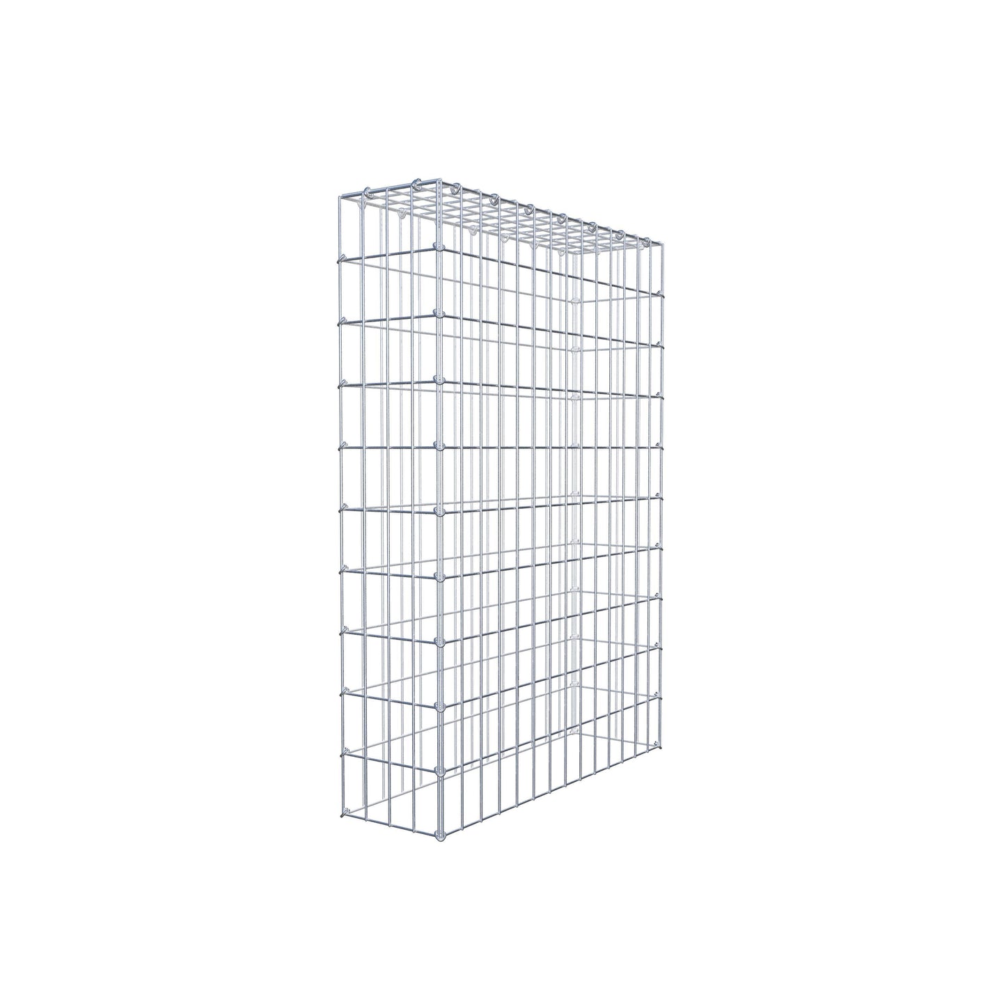 Gabbione aggiuntivo di tipo 3 100 cm x 70 cm x 20 cm (L x H x P), maglia 5 cm x 10 cm, anello a C