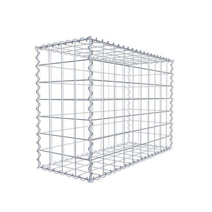 Gabione 100 cm x 70 cm x 40 cm (L x H x T), Maschenweite 10 cm x 10 cm, Spirale