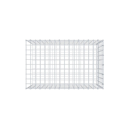 Fourche rapportée type 2 80 cm x 50 cm x 50 cm, mailles 5 cm x 10 cm, anneau en C