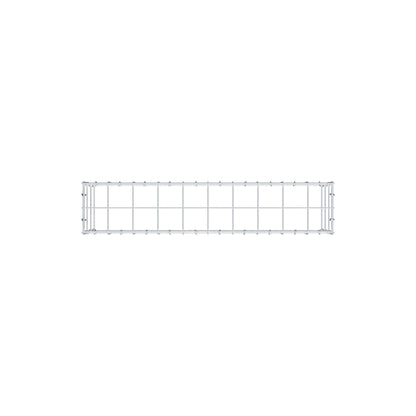 Monteret gabion type 3 100 cm x 30 cm x 20 cm (L x H x D), maskestørrelse 10 cm x 10 cm, C-ring