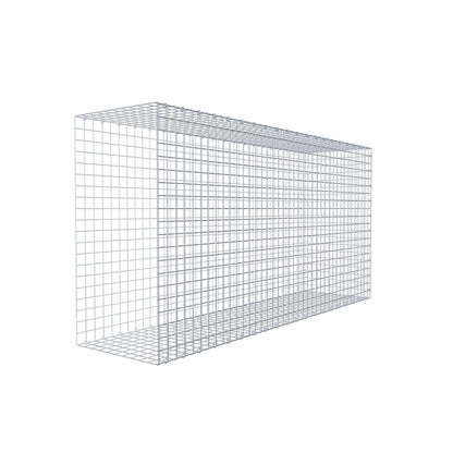 Gabbione fissabile tipo 2 200 cm x 100 cm x 50 cm (L x H x P), maglia 5 cm x 5 cm, anello a C