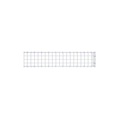Gavión adicional tipo 4 100 cm x 20 cm x 20 cm (L x A x P), malla 5 cm x 10 cm, anillo en C
