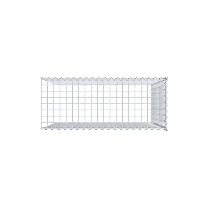 Gabion rapporté type 4 100 cm x 100 cm x 40 cm (L x H x P), mailles 5 cm x 5 cm, spirale