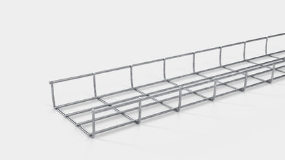 Cable duct height 110 cm, depth 5 cm, mesh size 5 x 10 cm