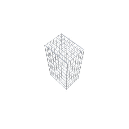 Schanskorf 80 cm x 40 cm x 30 cm (L x H x D), maaswijdte 5 cm x 10 cm, C-ring