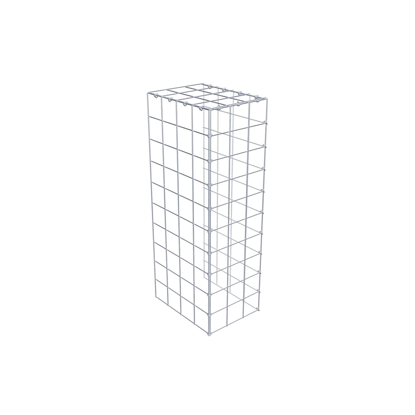 Gabbione aggiuntivo tipo 4 100 cm x 40 cm x 30 cm (L x A x P), maglia 10 cm x 10 cm, anello a C