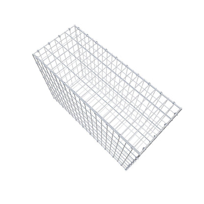 Gabione 100 cm x 70 cm x 40 cm (L x H x T), Maschenweite 5 x 10 cm, Spiralring