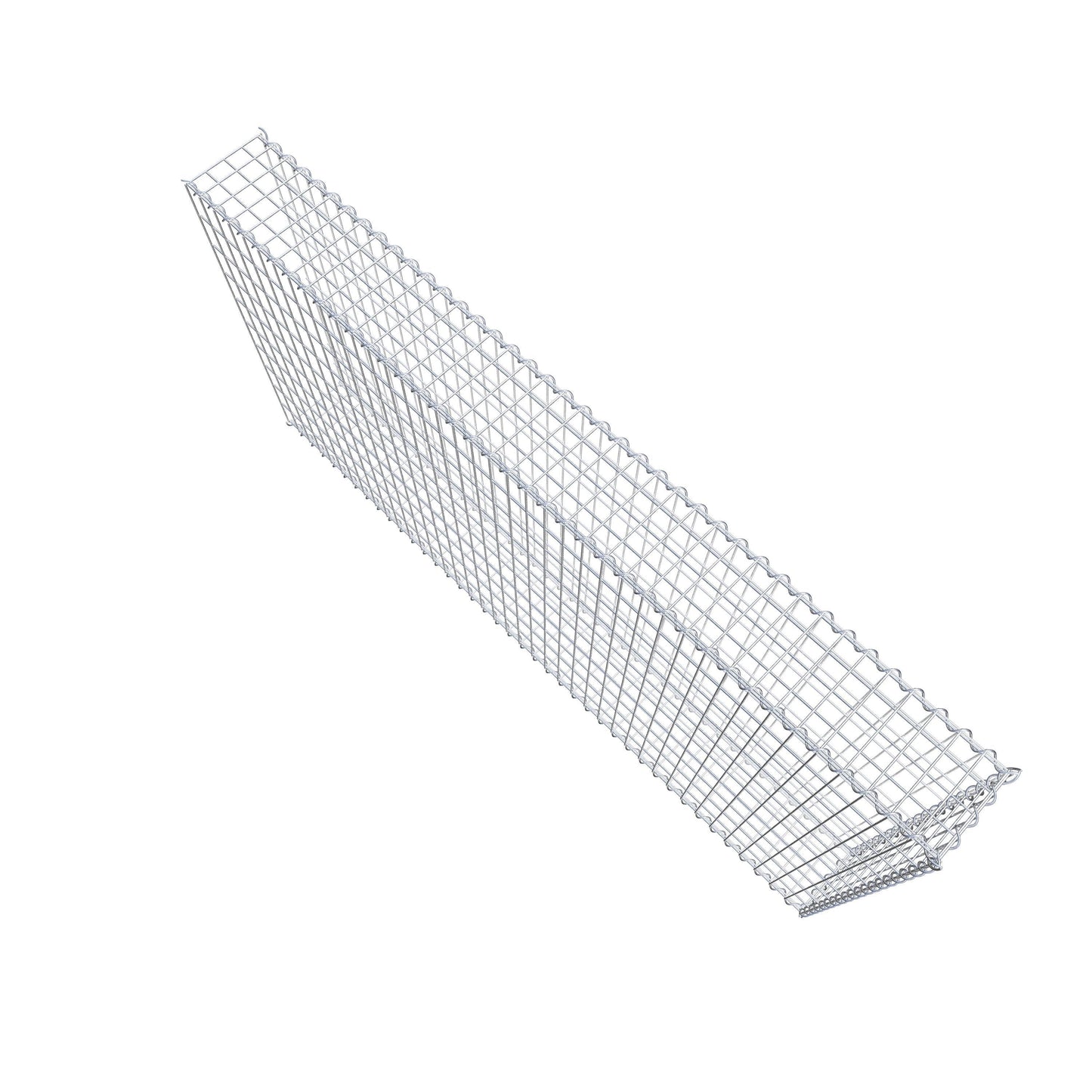 Extra gabion typ 2 200 cm x 100 cm x 20 cm (L x H x D), maskstorlek 5 cm x 10 cm, spiral