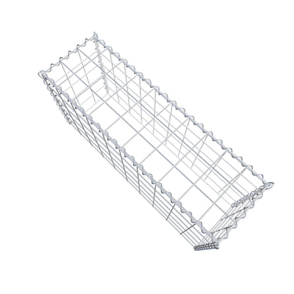 Gabion rapporté type 3 100 cm x 50 cm x 30 cm (L x H x P), mailles 10 cm x 10 cm, spirale