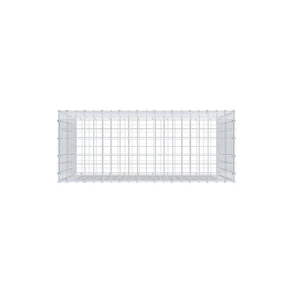 Gabbione 100 cm x 70 cm x 40 cm (L x H x P), maglia 5 cm x 5 cm, anello a C