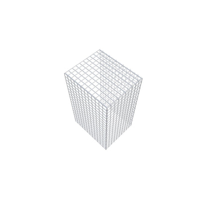 Anbaugabione Typ 4 100 cm x 60 cm x 50 cm (L x H x T), Maschenweite 5 cm x 5 cm, C-Ring