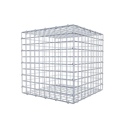 Gabbione 50 cm x 50 cm x 50 cm (L x H x P), maglia 5 cm x 5 cm, anello a C