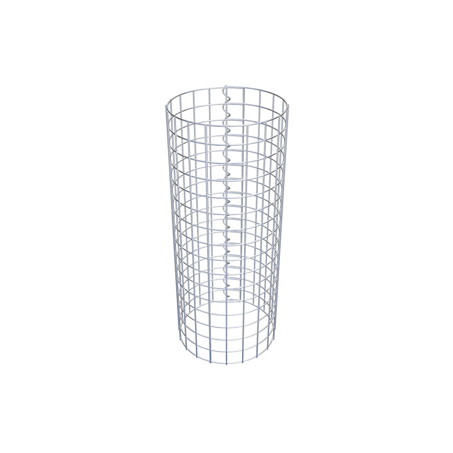Gabionensäule rund 32 cm Durchmesser, 80 cm Höhe, Maschenweite 5 cm x 5 cm