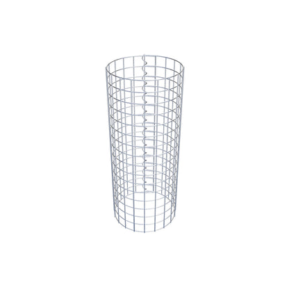 Gabionensäule rund 32 cm Durchmesser, 80 cm Höhe, Maschenweite 5 cm x 5 cm