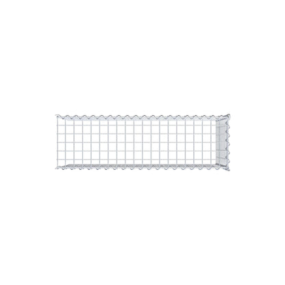 Anbaugabione Typ 4 100 cm x 50 cm x 30 cm (L x H x T), Maschenweite 5 cm x 5 cm, Spirale