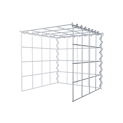 Opvokset gabion type 4 40 cm x 40 cm x 40 cm (L x H x D), maskestørrelse 10 cm x 10 cm, spiral