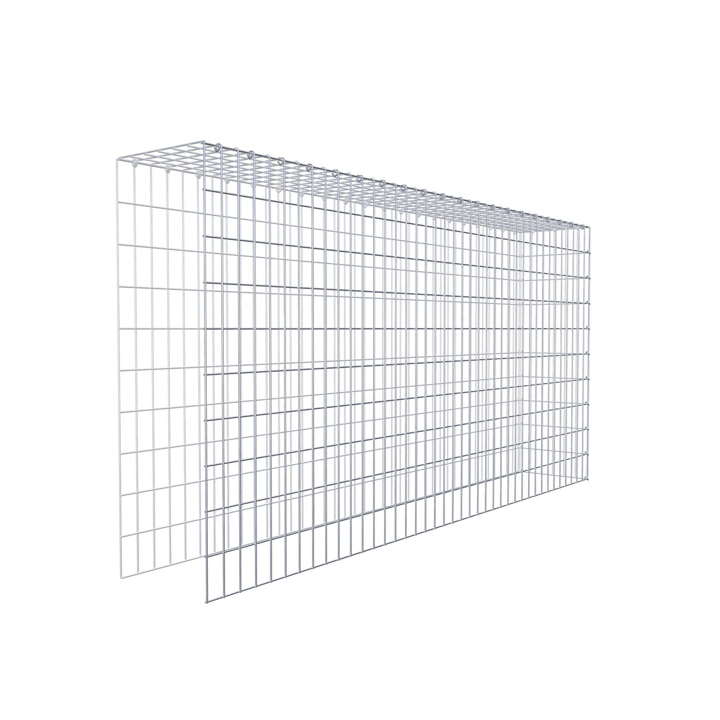 Extra gabion typ 4 200 cm x 100 cm x 30 cm (L x H x D), maskstorlek 5 cm x 10 cm, C-ring