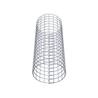 Gabionensäule rund 32 cm Durchmesser, 80 cm Höhe, Maschenweite 5 cm x 5 cm