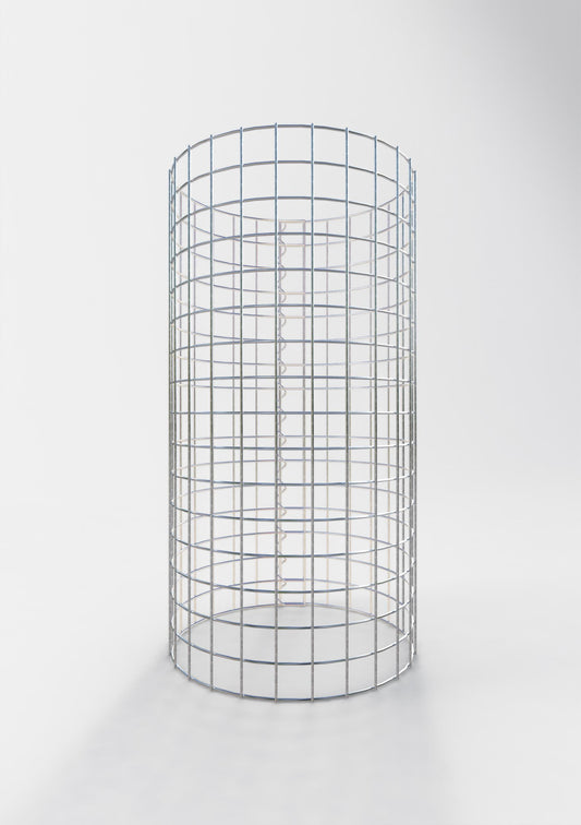 Gabionensäule rund 47 cm Durchmesser, 80 cm Höhe, Maschenweite 5 cm x 5 cm