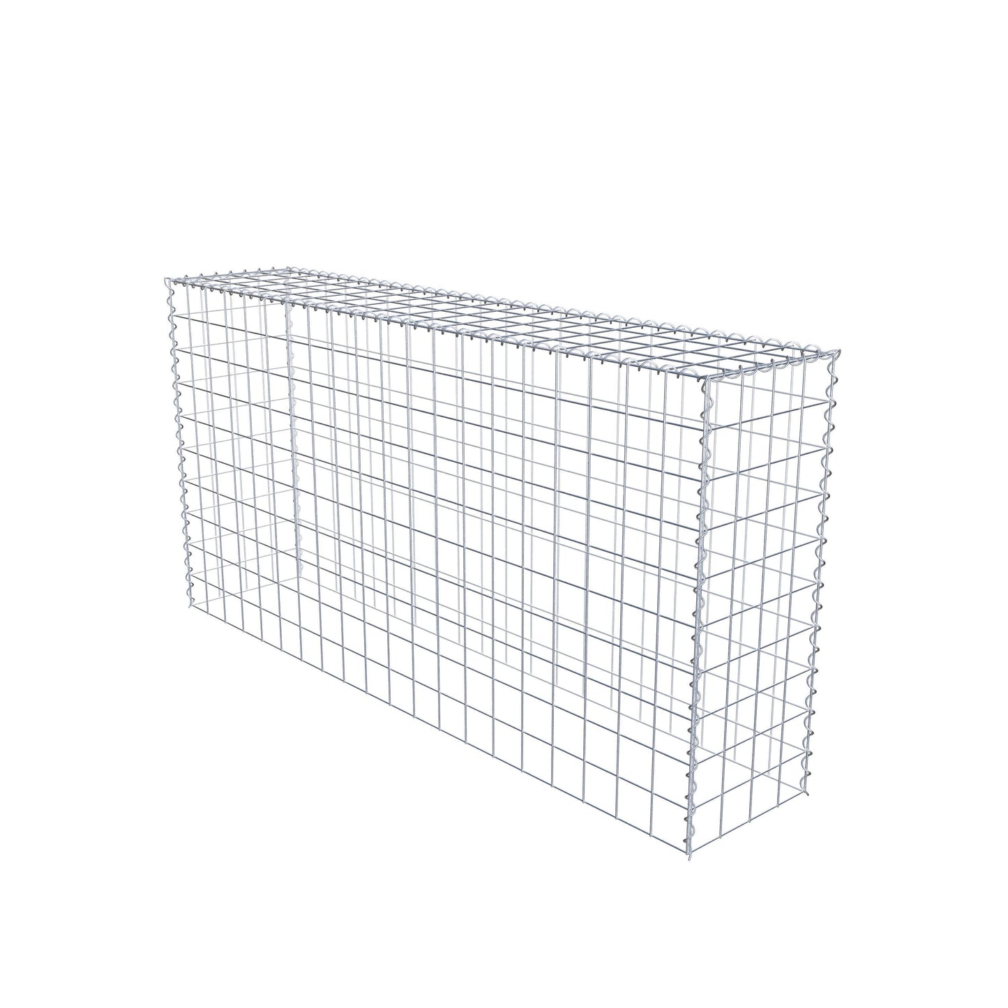 Anbaugabione Typ 3 200 cm x 100 cm x 40 cm (L x H x T), Maschenweite 10 cm x 10 cm, Spirale