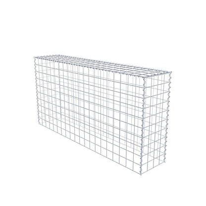Anbaugabione Typ 3 200 cm x 100 cm x 40 cm (L x H x T), Maschenweite 10 cm x 10 cm, Spirale