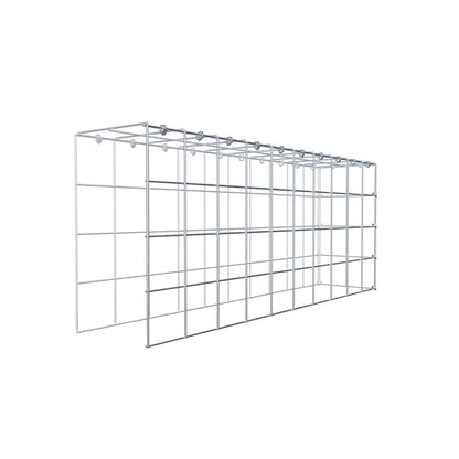 Fourche rapportée type 4 100 cm x 40 cm x 20 cm (L x H x P), mailles 10 cm x 10 cm, anneau C