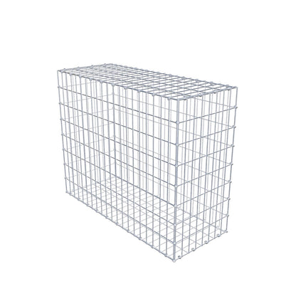 Gabion 100 cm x 80 cm x 40 cm (L x H x D), mesh size 5 x 10 cm, spiral ring