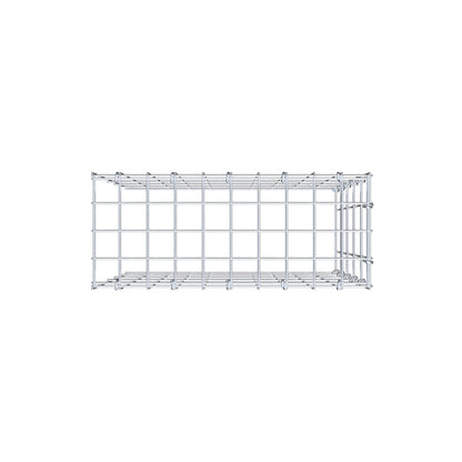 Add-on schanskorf type 4 50 cm x 50 cm x 20 cm (L x H x D), maaswijdte 5 cm x 10 cm, C-ring