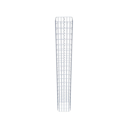 Columna rectangular de gaviones galvanizados en caliente, 27 cm x 27 cm, 200 cm de altura, MW 5 cm x 10 cm
