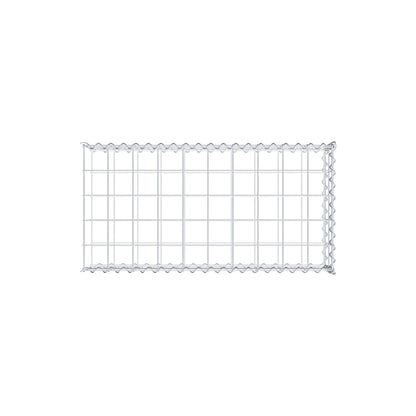 Extra gabion typ 2 100 cm x 20 cm x 50 cm (L x H x D), maskstorlek 10 cm x 10 cm, spiral