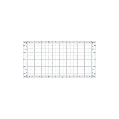 Anbaugabione Typ 3 100 cm x 30 cm x 50 cm (L x H x T), Maschenweite 5 cm x 10 cm, C-Ring