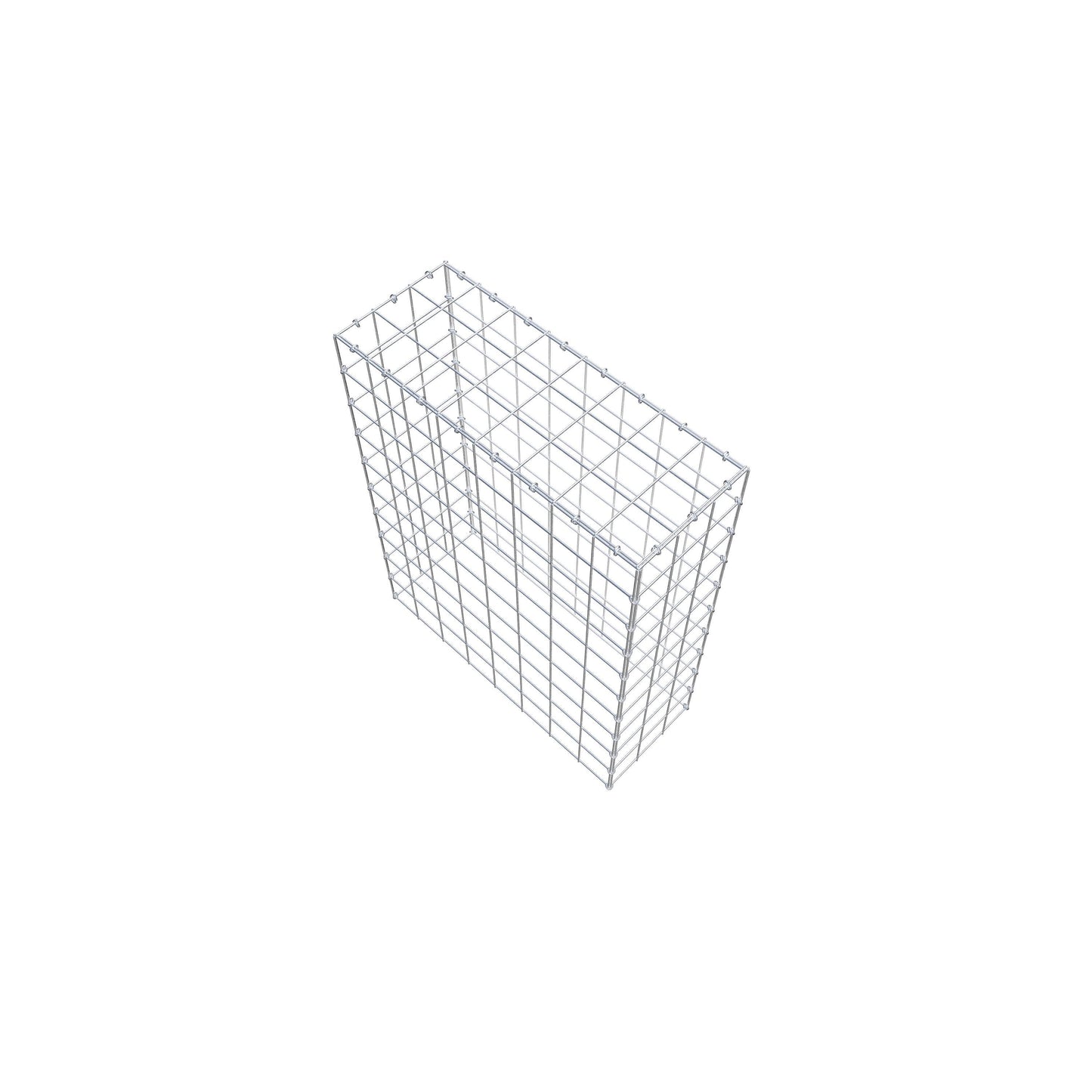 Gabbione aggiuntivo di tipo 3 100 cm x 80 cm x 30 cm (L x H x P), maglia 10 cm x 10 cm, anello a C