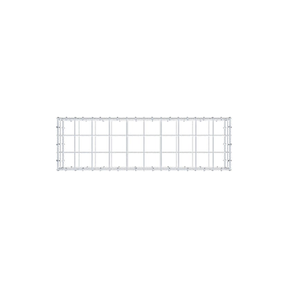 Gabbione 100 cm x 20 cm x 30 cm (L x H x P), maglia 10 cm x 10 cm, anello a C