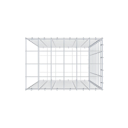 Anbaugabione Typ 2 100 cm x 60 cm x 40 cm (L x H x T), Maschenweite 10 cm x 10 cm, C-Ring