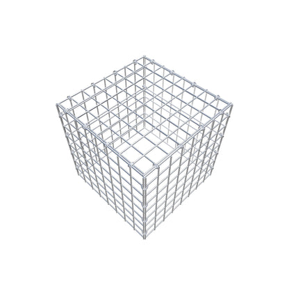 Anbaugabione Typ 3 40 cm x 40 cm x 40 cm (L x H x T), Maschenweite 5 cm x 5 cm, C-Ring
