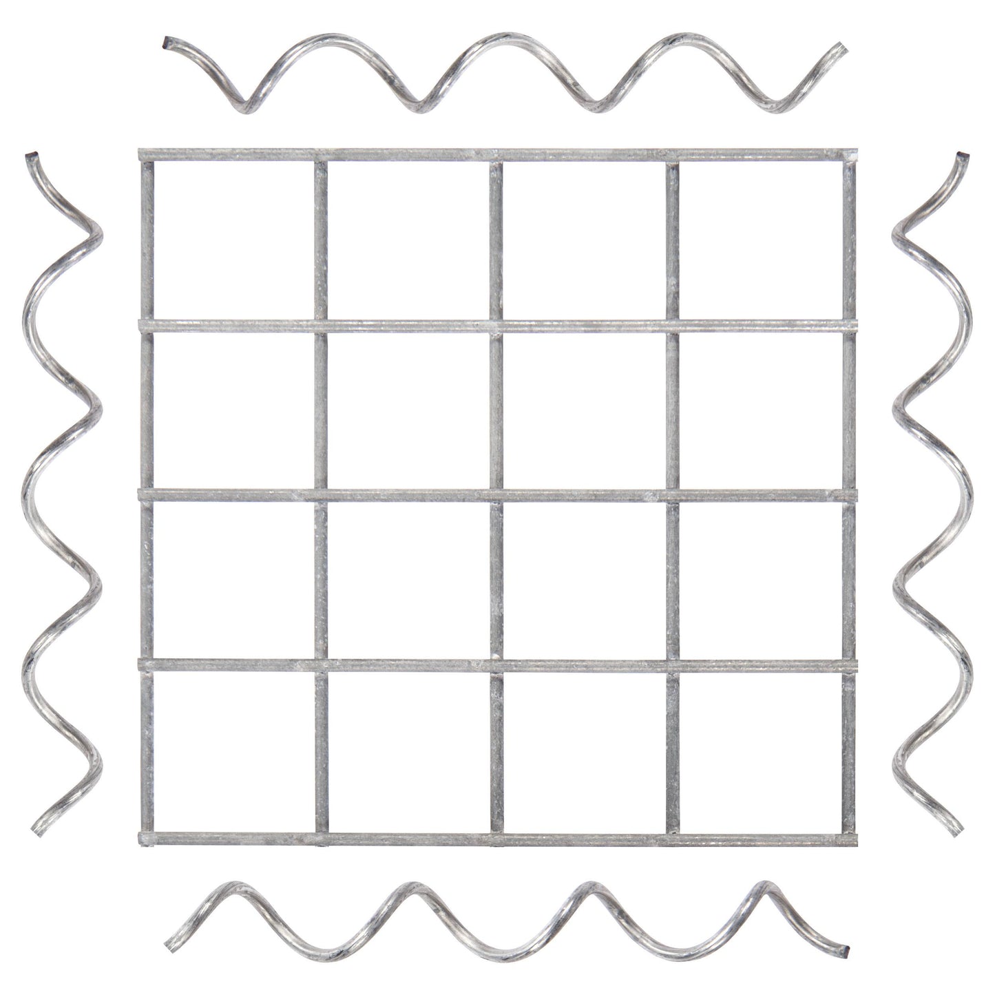 Deckel für Säule MW 5 x 5 cm inkl. 4 Montagespiralen