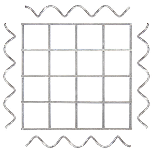 Tapa para columna MW 5 x 5 cm con 4 espirales de montaje