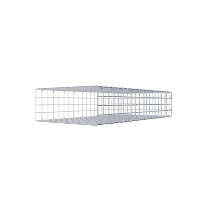 Anbaugabione Typ 2 100 cm x 20 cm x 50 cm (L x H x T), Maschenweite 5 cm x 5 cm, C-Ring